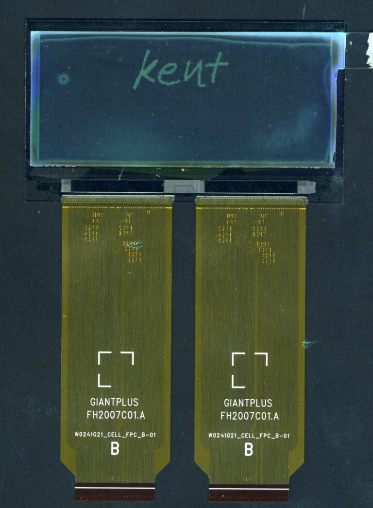 TFT writing tablet electro optic device design